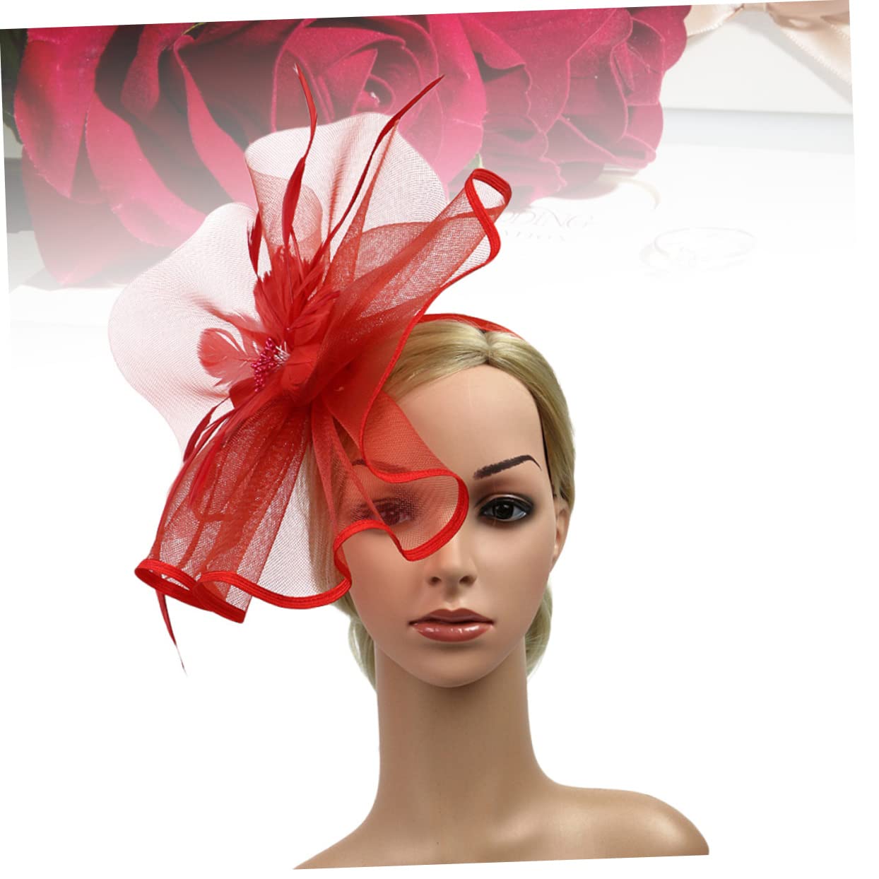 Ipetboom 3 Pezzi Cappelli Per Le Donne Fasce Del Fiore Per Le Donne Cappello Del Fiore Della Fascia Fascinator o Di Fascinator o Da Cocktail Fascinators i Per Le