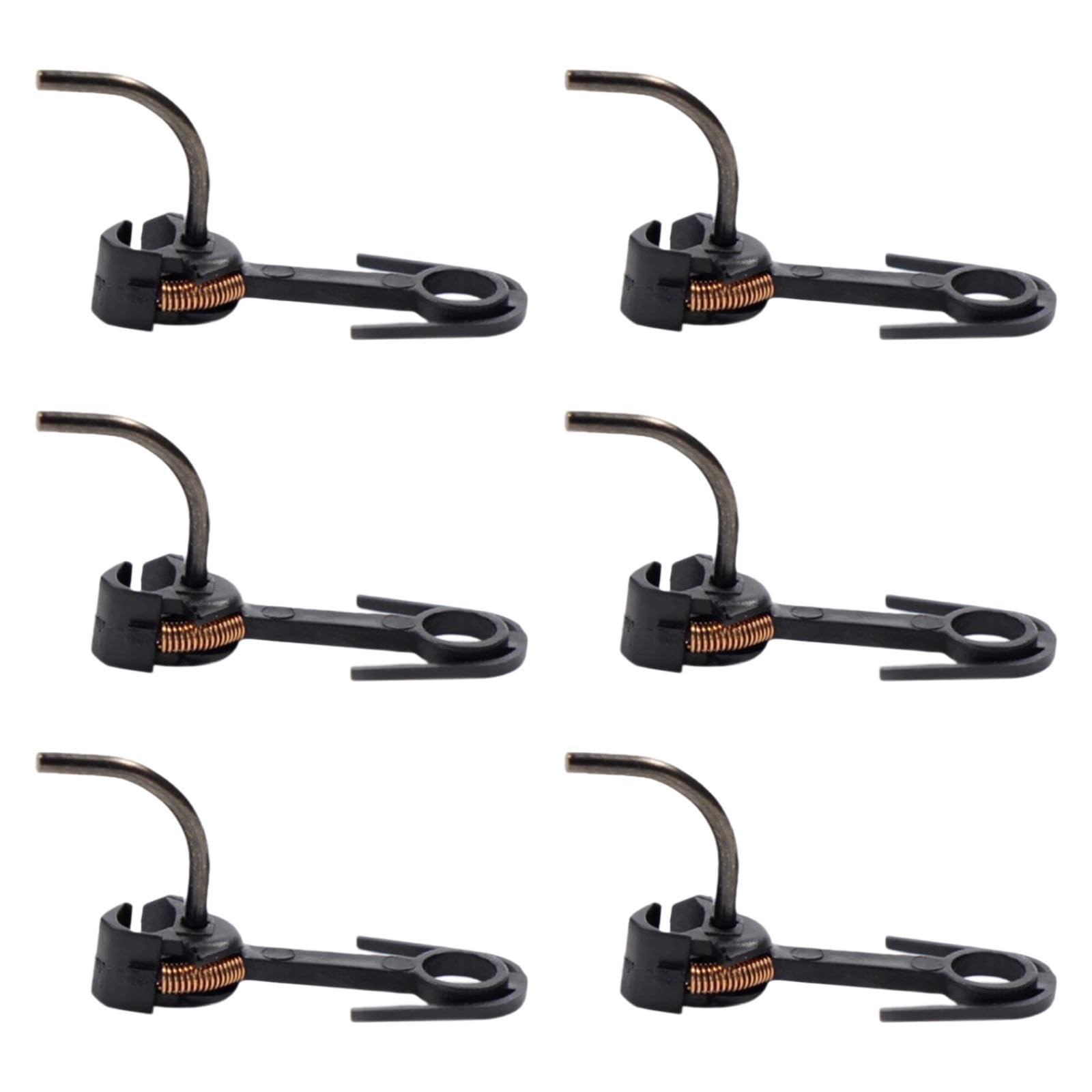 Colaxi HO Scale Train Coupler Multipurpose Hobby Train Accessory Model Coupler Set for 1:87 Scale DIY, 6 Pieces