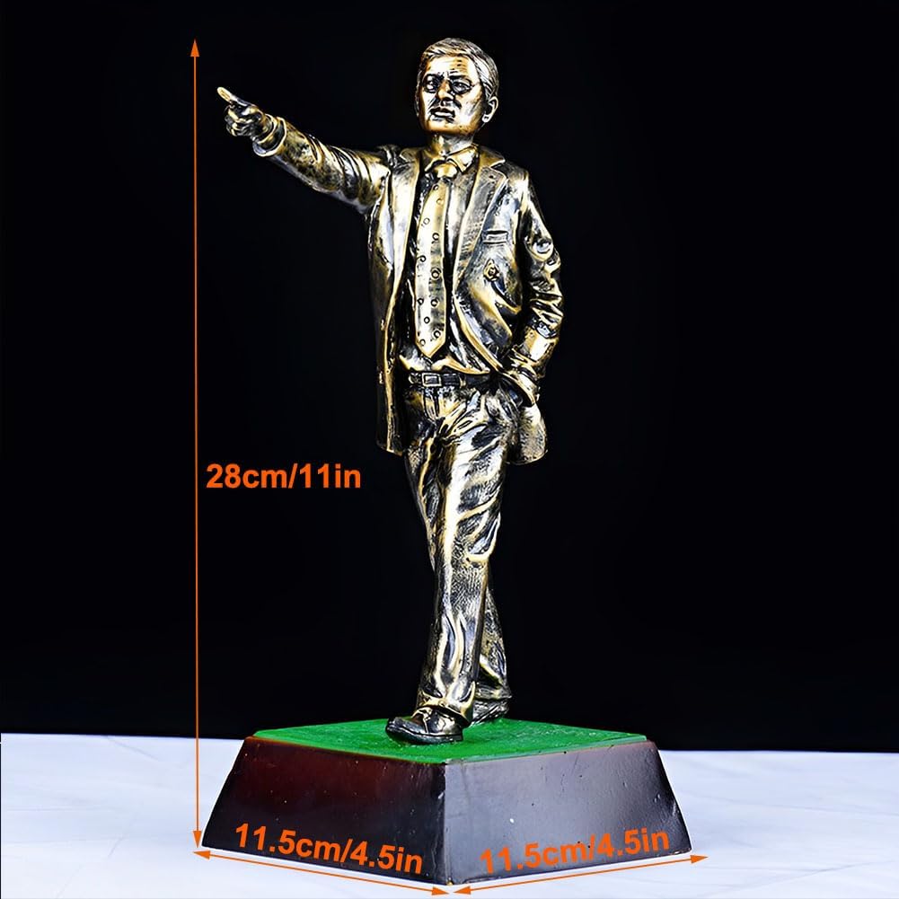 Collezioni di Videogiochi, Trofeo del Comando Maestro Mourinho delle Migliori tattiche di Calcio, Trofeo della Partita Statua in Resina Adatta for Incisione Personalizzata
