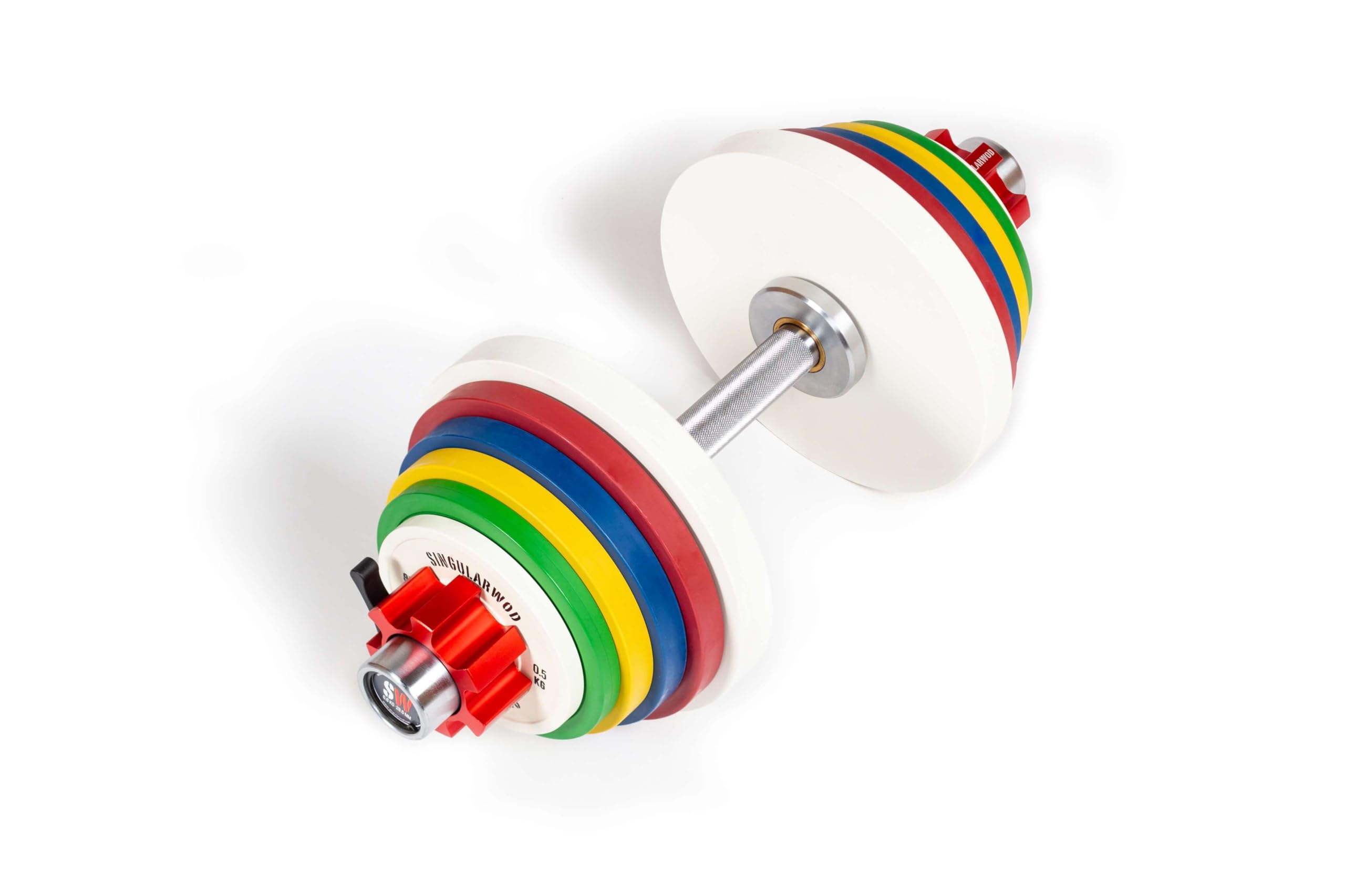 Mancuerna Ajustable de Discos Fraccionales. Accesorios Mancuernas - Halteres -Weights - Pesas. Pesos Fitness Mancuerna Ajustable SINGULARWOD - Mancuernas Ajustables