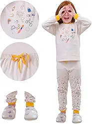 Pijama infantil para Meninos, conjunto de roupa, manga comprida, 100% algodão, Meia Estação, 1 ao 10 anos
