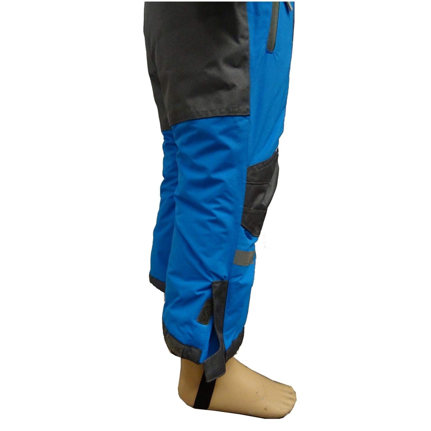 Outburst - Kinder Jungen Kleinkinder Funktions-Skioverall Schneeanzug gefüttert wasserdicht 10.000 mm Wassersäule atmungsaktiv Winddicht, hellblau - 3713970