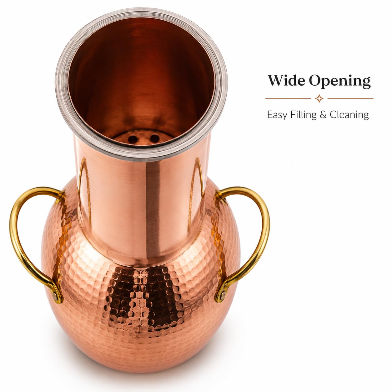 Kit de alambique de cobre para destilación doméstica, 2 L con termómetro para aceites esenciales y producción de whisky