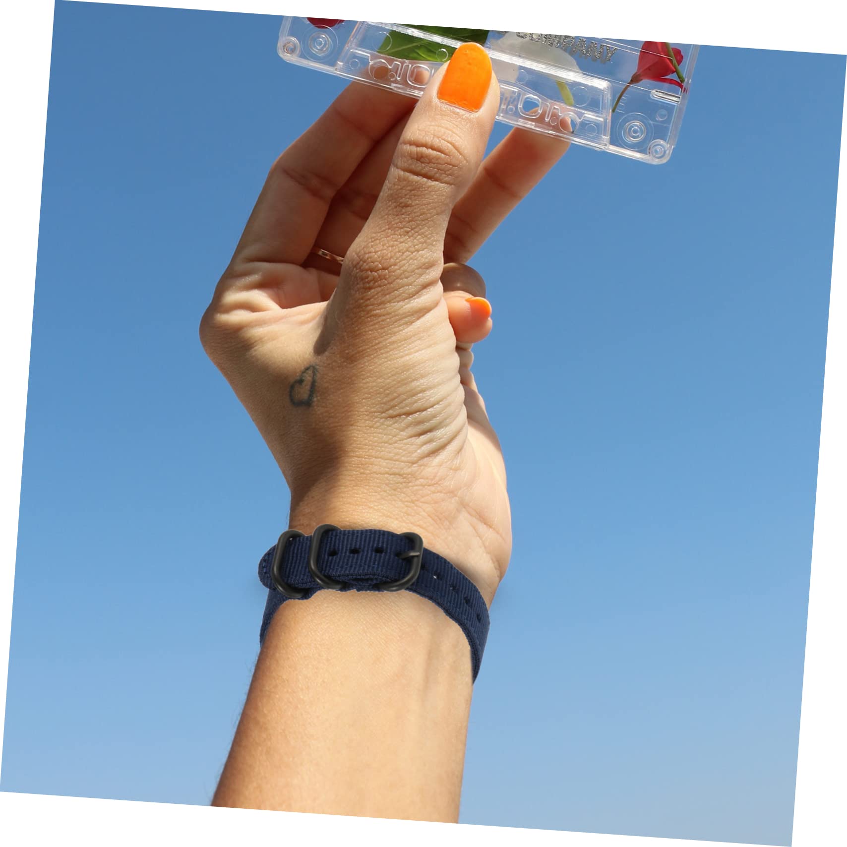 HOMSFOU Correa De Nailon Relojes De Pulsera Para Hombres Relojes De Ejercicio Para Hombres Relojes Deportivos Para Banda Para Reloj Correa De Reloj Inteligente Para