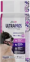 Tapete Higiênico Premium para cães Petlike Ultrapads Aroma Lavanda 80cmx60cm 30 unid.