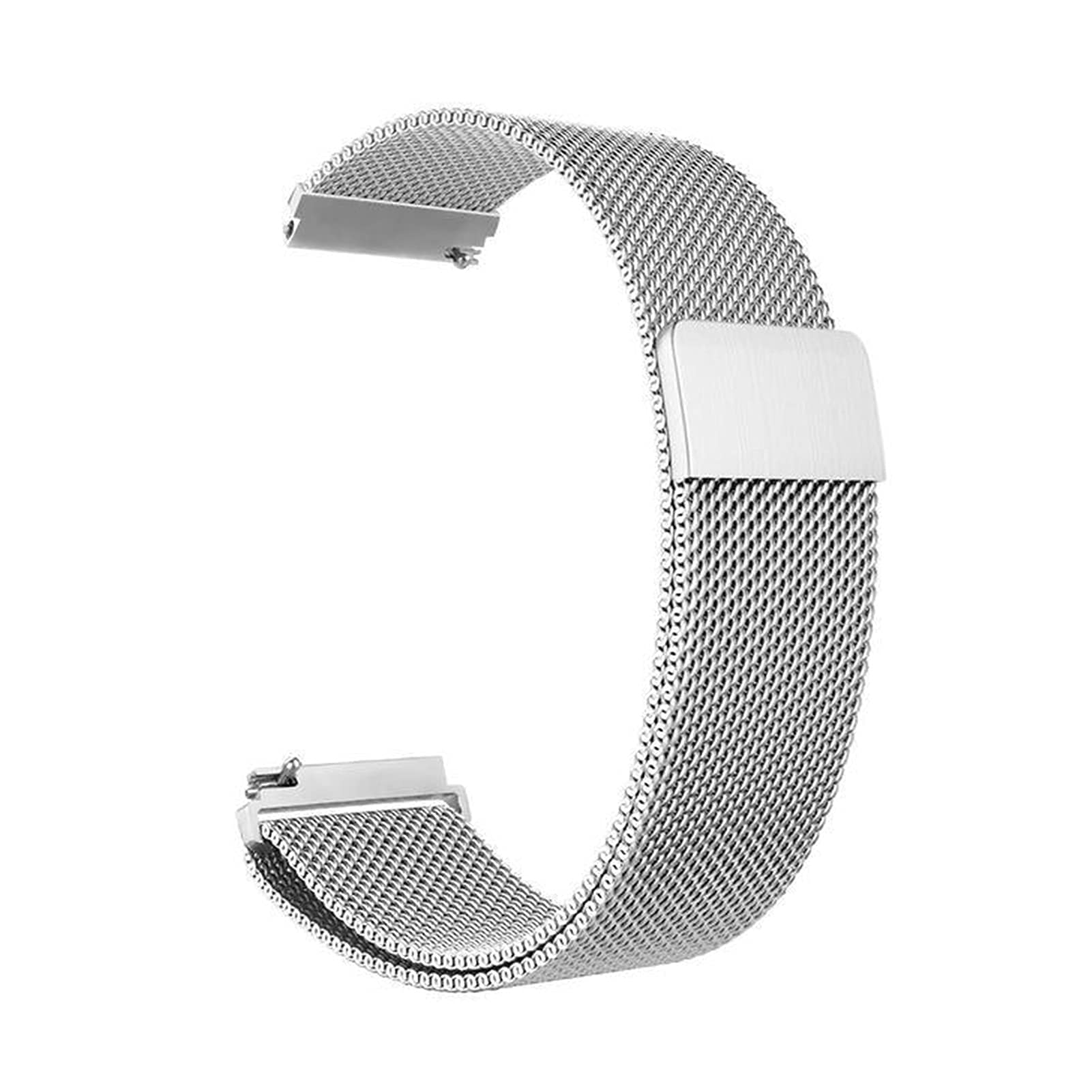 Paski zegarkowe, pasek z siatką ze stali nierdzewnej blokady bezpieczeństwa, do inteligentnego wymiany 12 mm 14 mm 16 mm 18 mm 20 mm 22 mm 24 mm, opaska