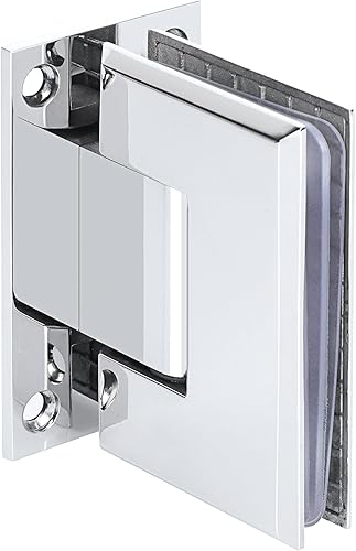 Miniatura 35 de Alise Bisagras de puerta de ducha de vidrio, Bisagras de puerta de ducha de 180 grados para puertas de vidrio,Bisagras de gabinete de acero Cromo