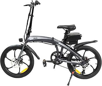 Amazon | 電動アシスト自転車 アルミ 20インチ 5段アシスト シマノ製7