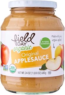Field Day Organic Apple Sauce Original, 24 Ounce