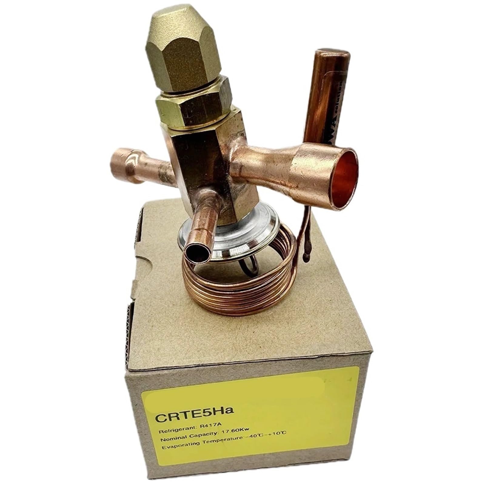Válvula de expansión termostática para bomba de ca Válvulas de expansión termostáticas R22 R407C R417A multicoloras(Crte-10nc)