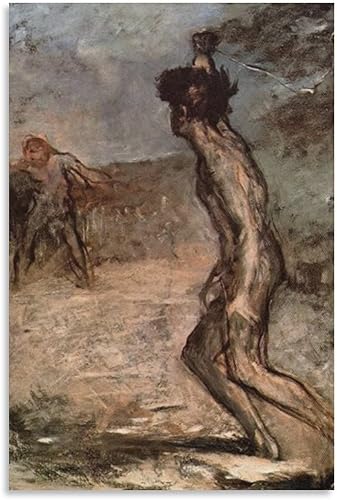 David And Goliath por Edgar Degas - PĂłster de pintura en lienzo pĂłster para colgar en la pared decoraciĂłn moderna idea de regalo 118 x 177in David And Goliath por Edgar Degas - PĂłster de pintura en lienzo pĂłster para colgar en la pared decoraciĂłn moderna idea de regalo 118 x 177in