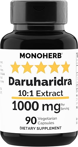 MONOHERB Daruharidra Extracto 1000 mg - 90 Cápsulas Vegetarianas