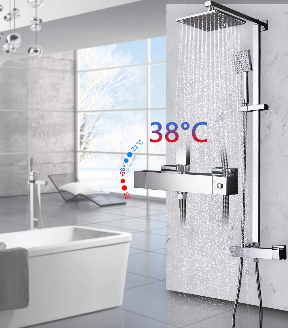 Mitigeur de salle de bain et colonne de douche pour rénovation