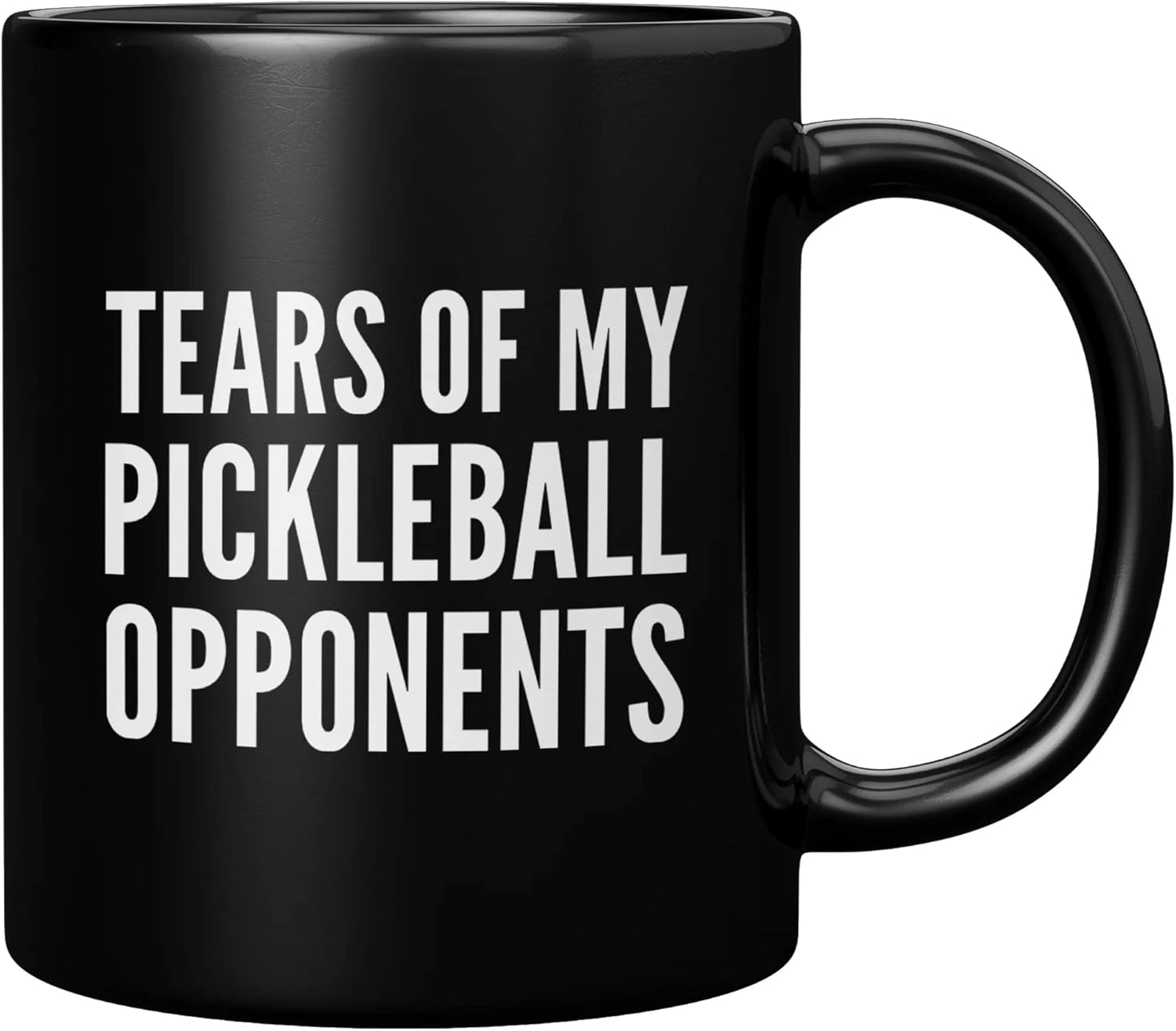 Panvola Tears of My Pickleball Opponents - Taza de cerámica para café, regalo para jugador deportivo, abuelo, abuela, marido, esposa, mamá, papá,