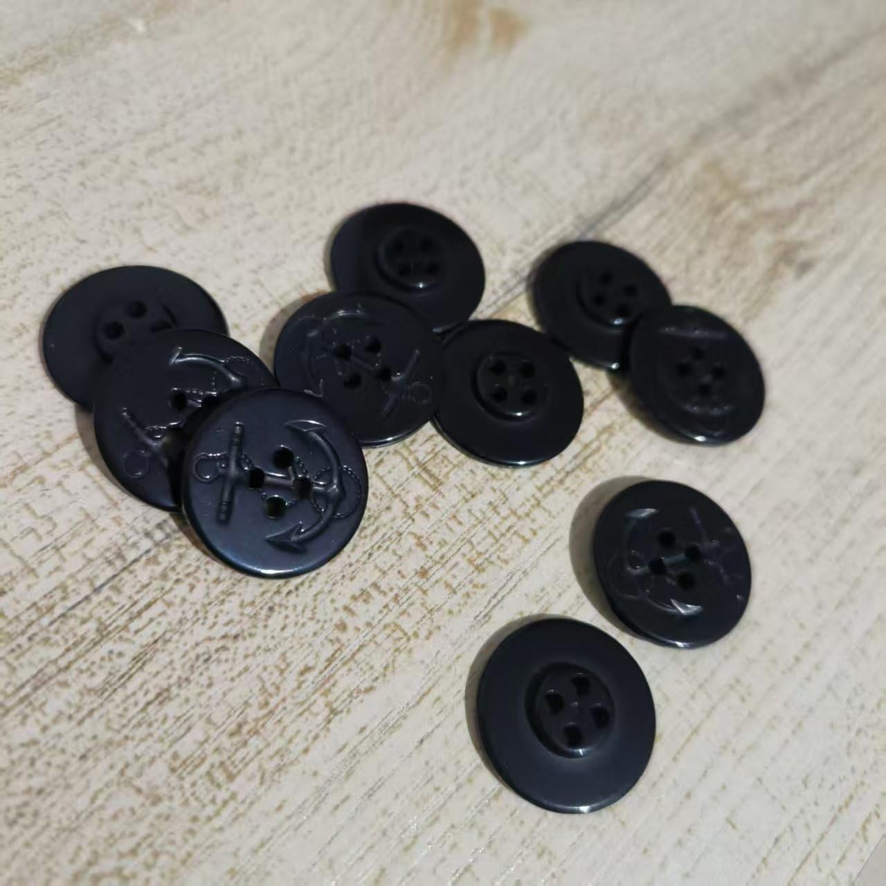 Amazon.com: 50pcs Black Type Peacoat Pea Coat Anchor Black Plastic