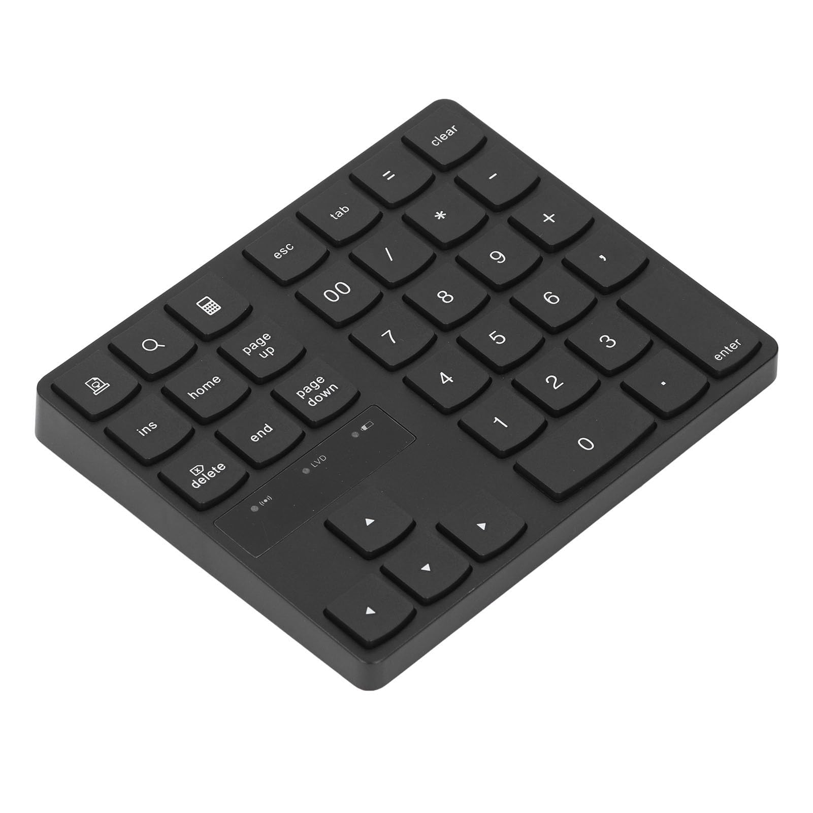 Yunseity Numeric Keypad, 35 Keys 2.4G Portable Number Pad, Rechargeable Financial Accounting USB External Numpad Keyboard for Wins 7 8 9 10, for Android-picture-11
