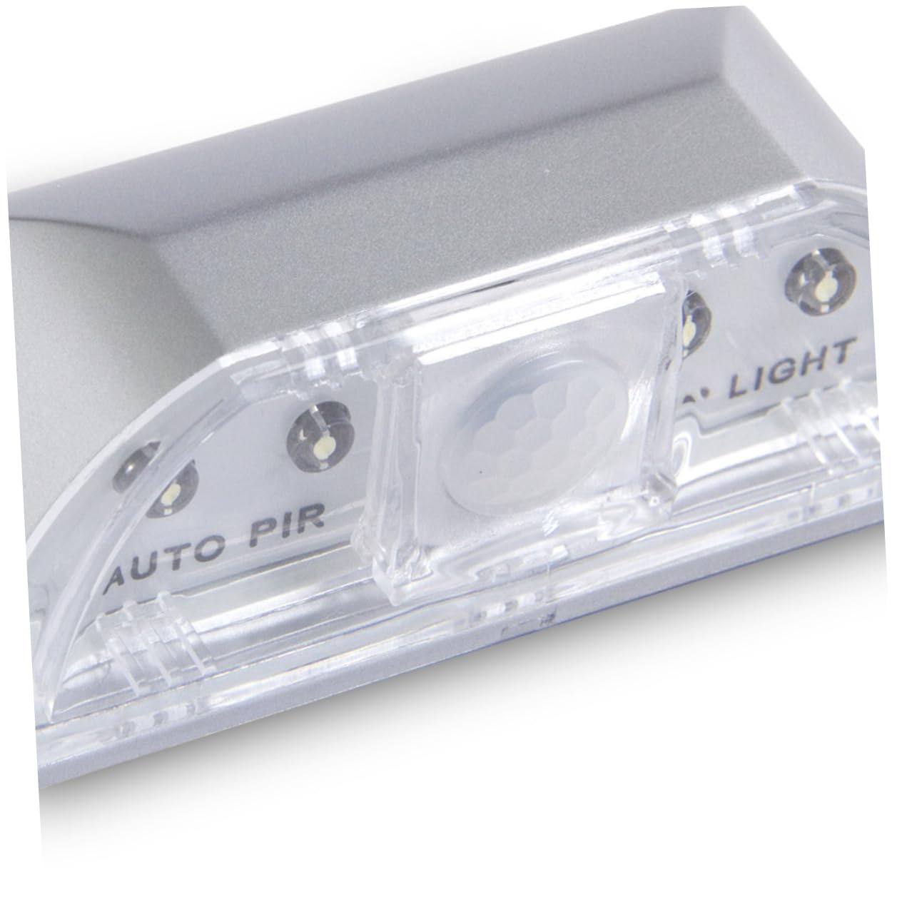 HOMSFOU 6 Pièces lampe de nuit veilleuse capteur de lumière lampe à capteur petite applique Silver