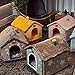BXEBUI Dog House Indoor Memory Sponge, Foldable Dog House Kennel Bed Mat with Cushion for Small Medium Large Dogs Cats, Winter Warm Cat Nest Puppy Cave Sofa Pet Products (Medium)