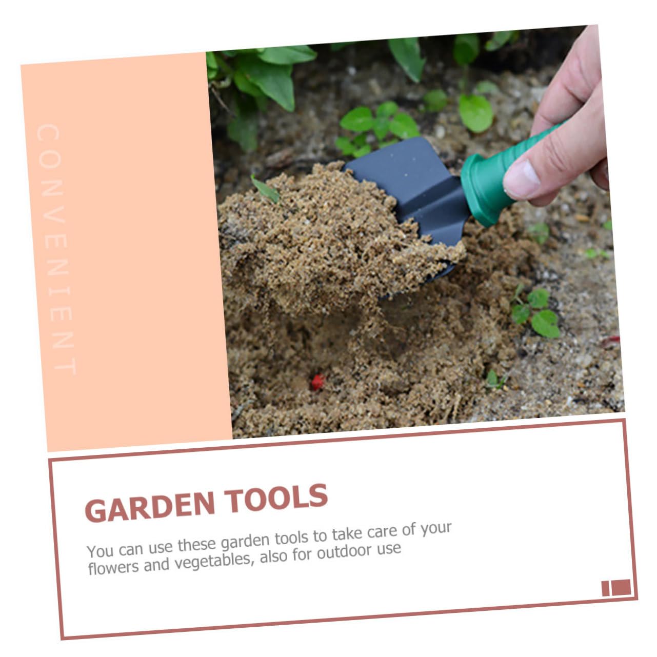 ifundom Set Attrezzi da Giardino in Metallo Inossidabile Contenitore per Piantare e Annaffiare Fiori All'aperto