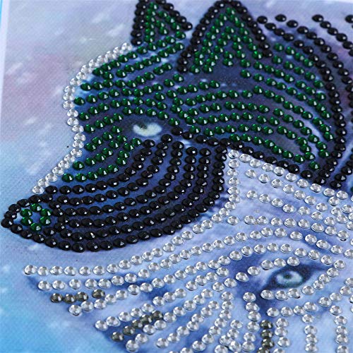Leeofty DIY 5D Pintura Diamante Kits DIY Broca Pintura Diamante Needlework Pintura De Cristal Strass