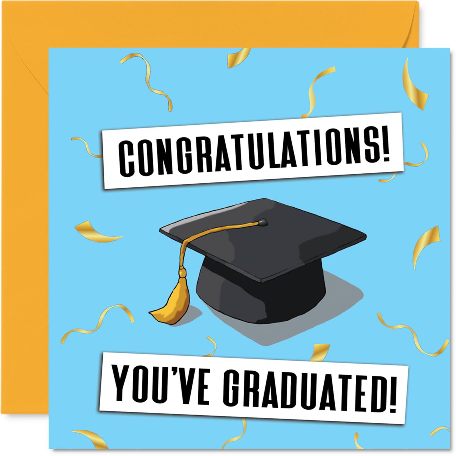 Family Graduation Card - Congratulations Graduated - Happy Graduation Card for Family from Colleague Friends, 145mm Congratulations Graduated Bday Greeting Cards