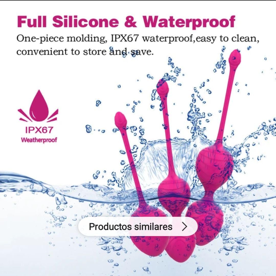 Palline Keger in silicone medico cinese 3 in 1. Palle pelviche. Esercizio di controllo della vescica e rafforzamento della parete pelvica