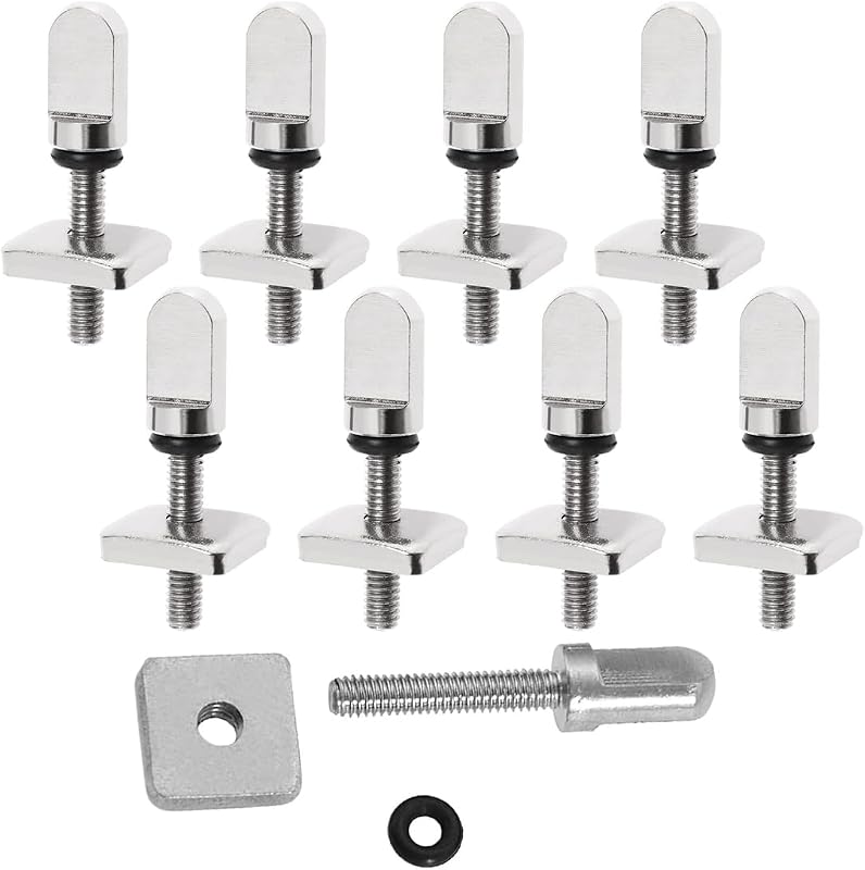 8 Pezzi Viti per Pinne SUP - Viti per Tavole da Surf in Acciaio Inox 316, Resistenti alla corrosione e durevoli, per Longboard e Tavole da Paddle