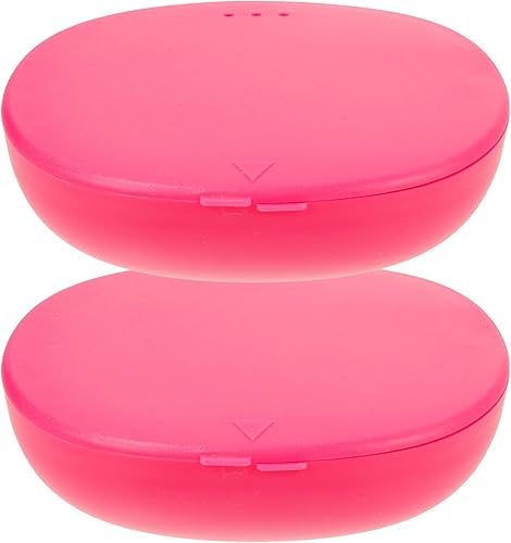 2 uds. Estuche para tazas menstruales reutilizable, caja de almacenamiento de vasos menstruales portátil, para mujeres, color rosa