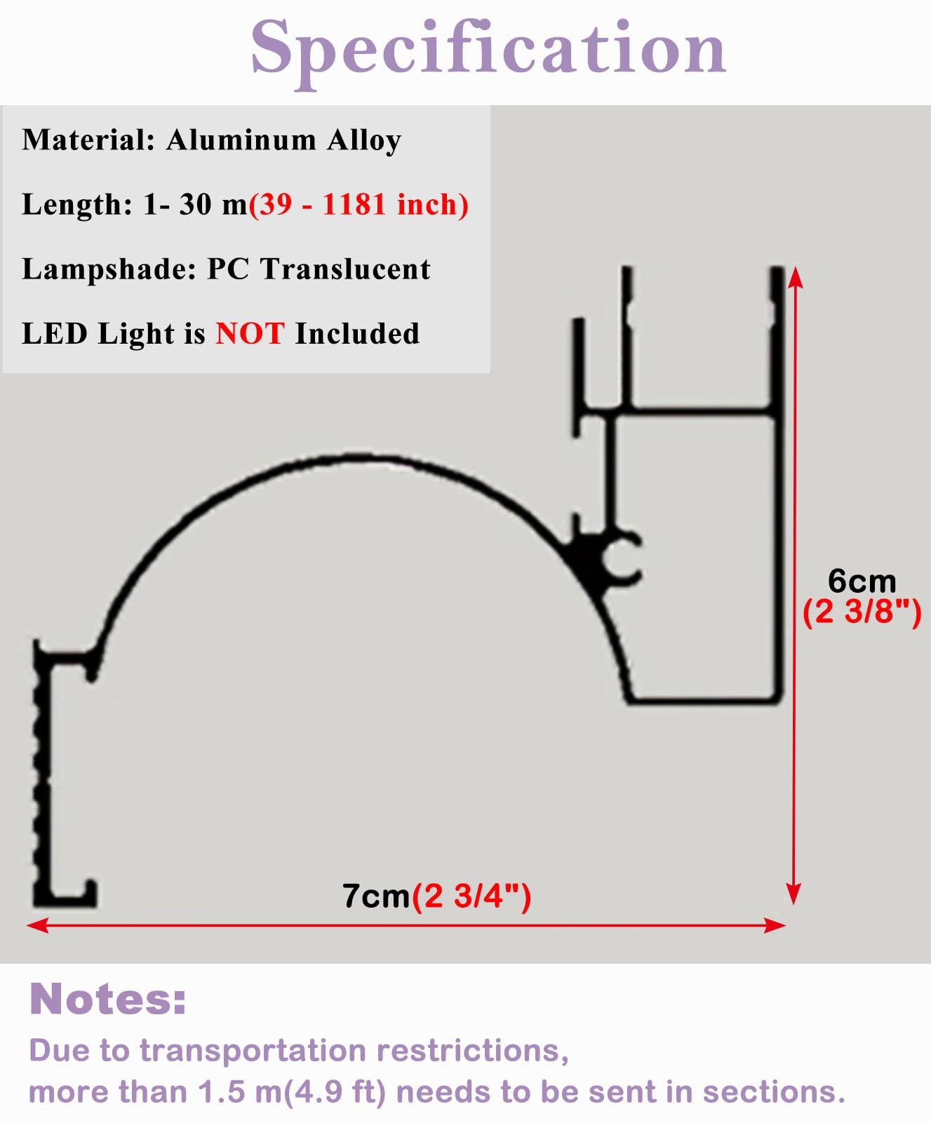 Modanatura a Corona per Canale LED da soffitto e Parete, Binario lineare per Illuminazione indiretta in Alluminio, Linee di Bordatura per Parete, Profilo per rondella da Parete ad