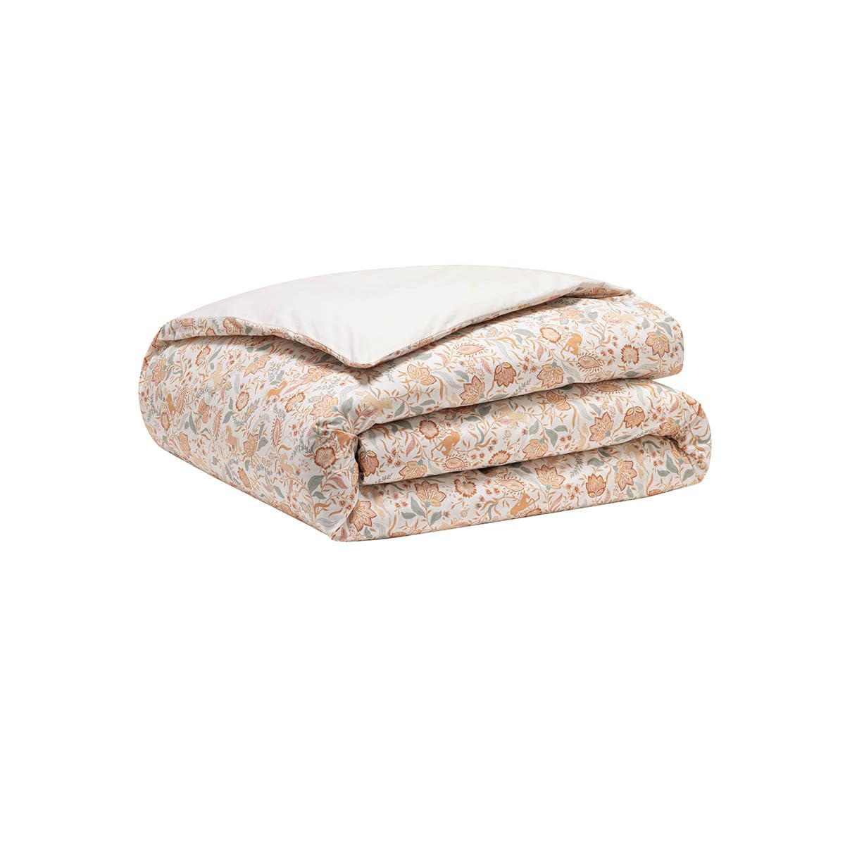 Allure Cotton Percale Duvet Cover, 140 x 200 cm, Essix, Pink - Image 2