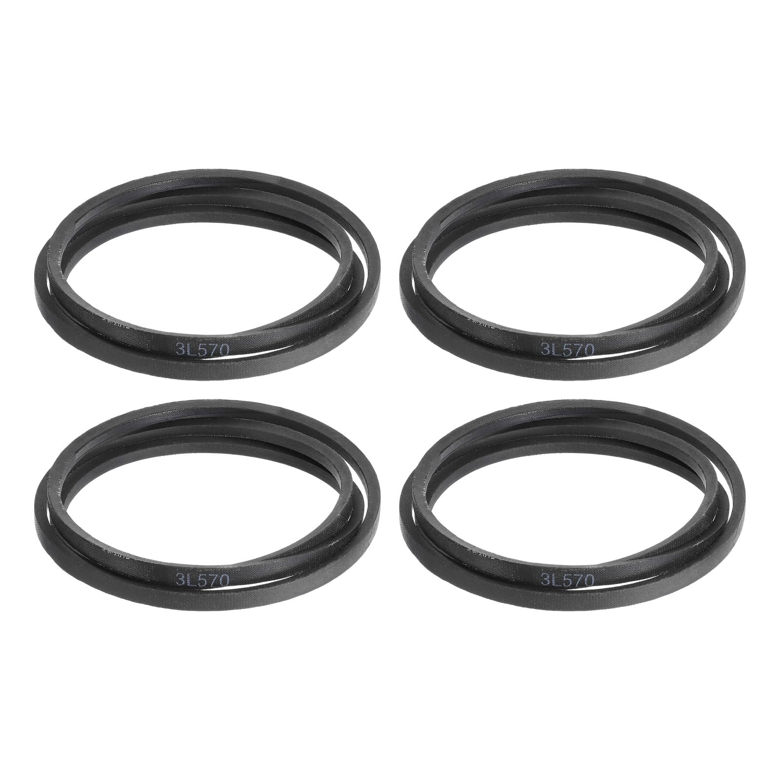 uxcell 3L240 Classic Wrapped Rubber V-Belt, 24"(610mm) Outside Circumference, 3L Profile V Belt 3/8" Width 7/32" Height — view 124