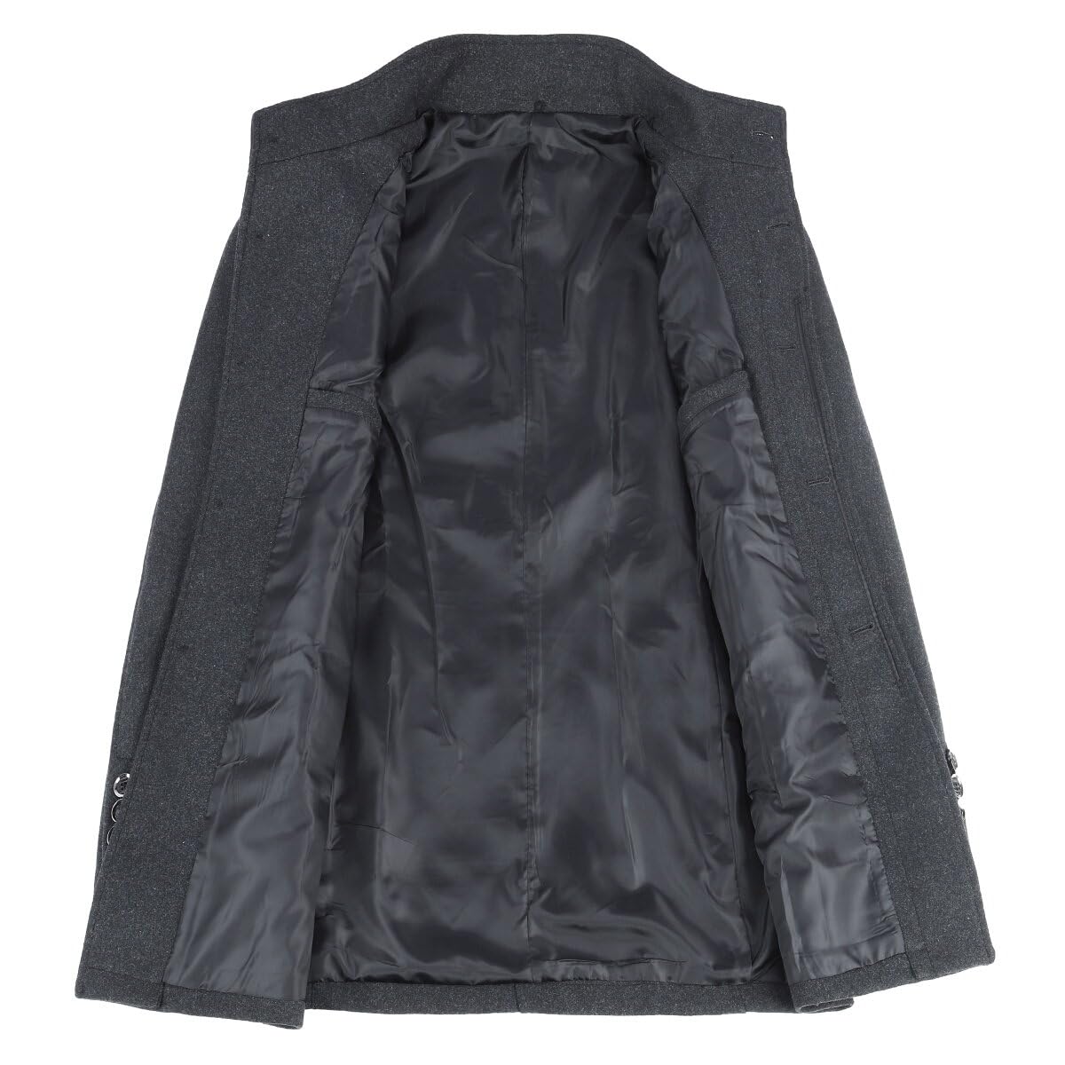 YOUTHUP Cappotto in Lana da Uomo Vestibilità Regolare Cappotti da Lavoro Invernale in Lana di Transizione