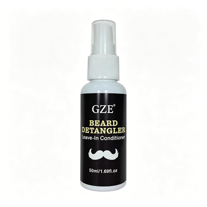 GZE Condicionador sem Enxágue e Desembaraçante para Barba com Óleo de Argan, 50 mL