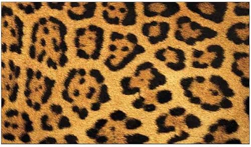 Miniatura 2 de Tarjetas de lugar con estampado de animales, estilo plano, suministros para eventos de fiesta (estampado de leopardo)