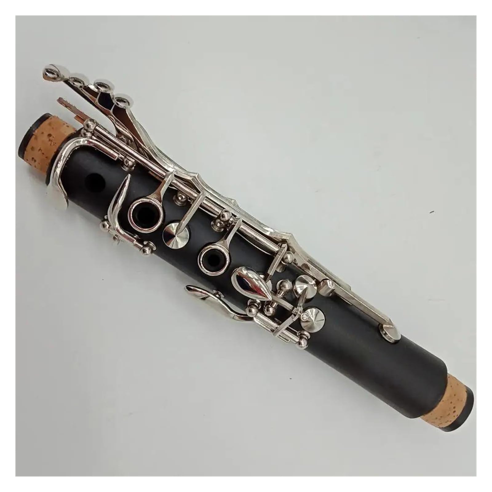 Professionale Clarinetto Chiavi Standard Placcate In Argento A 17 Chiavi Clarinetto Corpo In Bachelite Clarinetto Tono In Sib Con Custodia E Bocchino