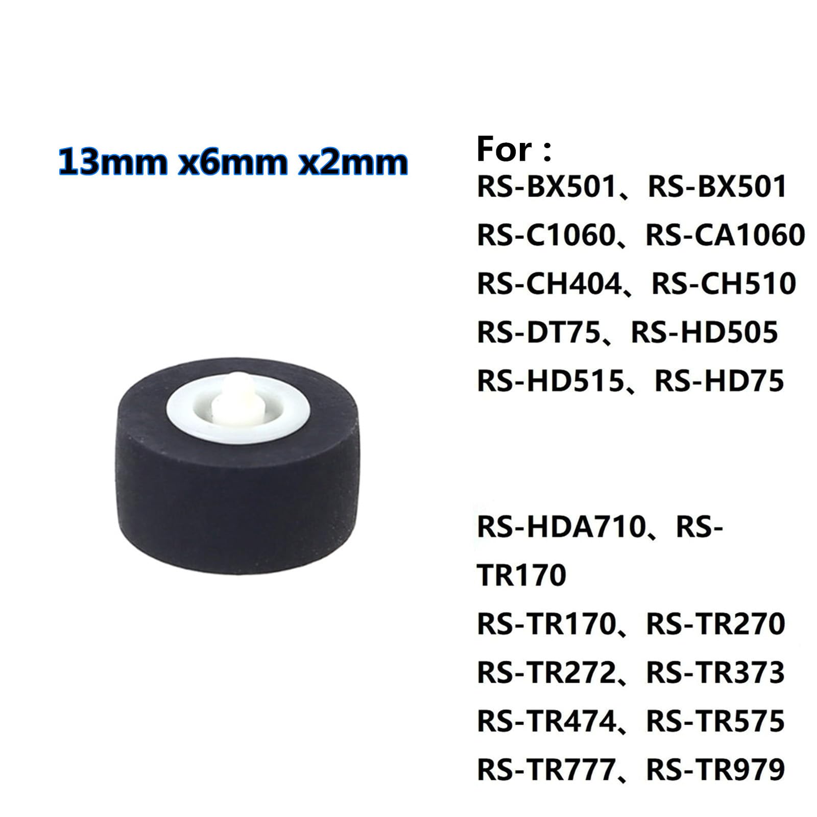 BOLOUY Wheel Belt Pulley Pinch Roller for RSBX501,RSC1060,RSCA1060,RSCH404,RSCH510,RSDT75,RSHD505,RSHD515