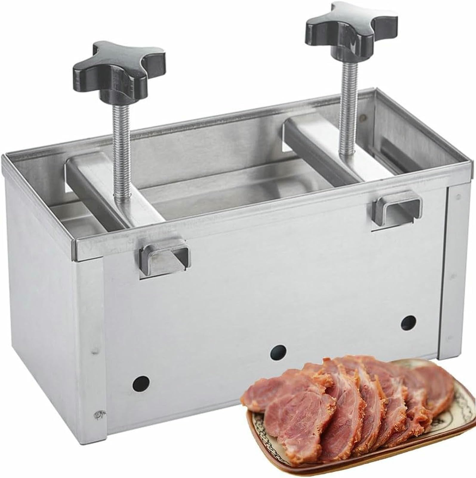Stampo per Pressa di Carne in Acciaio Inossidabile, Produttore di Tortine di Hamburger, per Ripieno, Hamburger, Cursore, Barbecue, Grigliarsi, Manzo