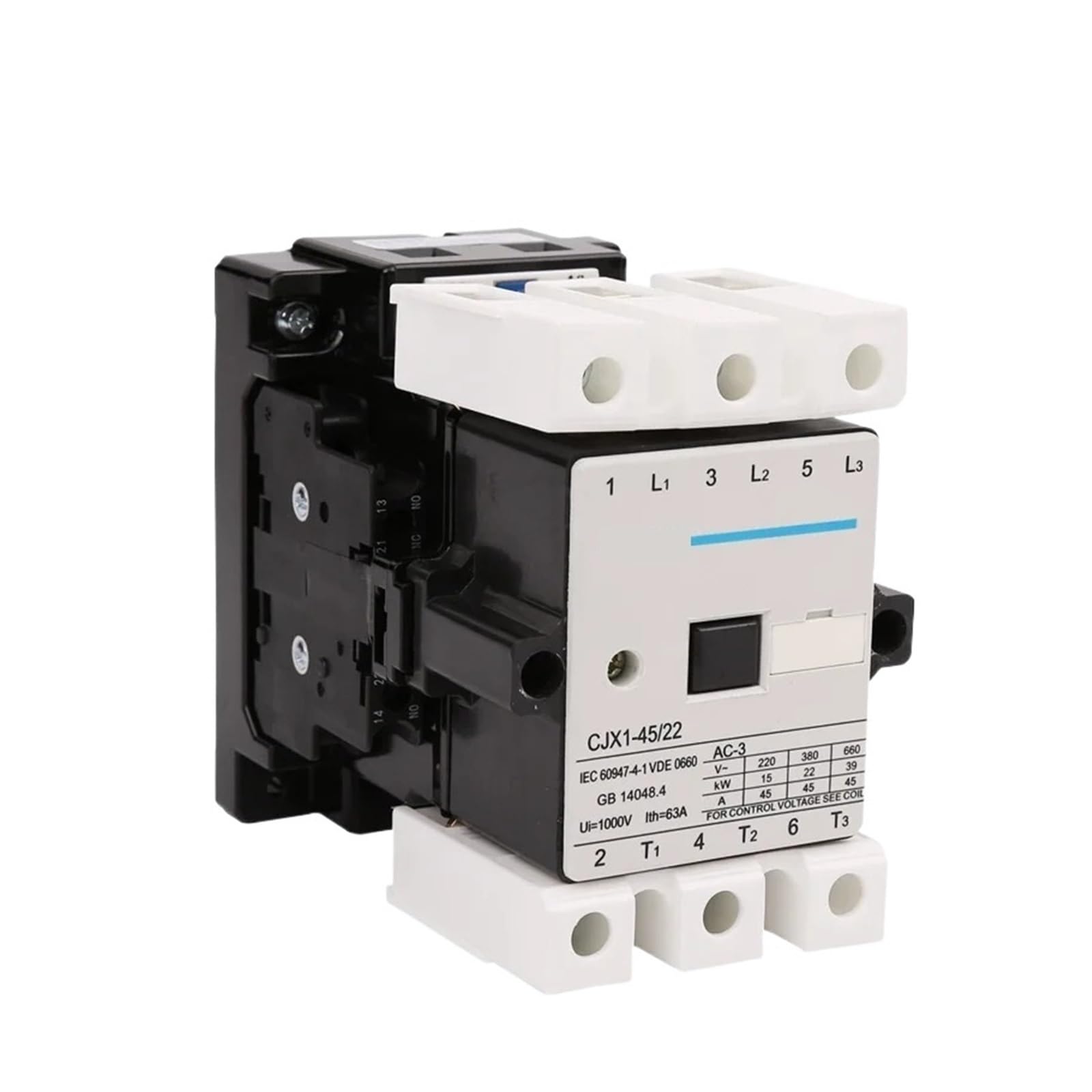 Contacteur CJX1-45/22 220V triphasé pour compresseur R134a