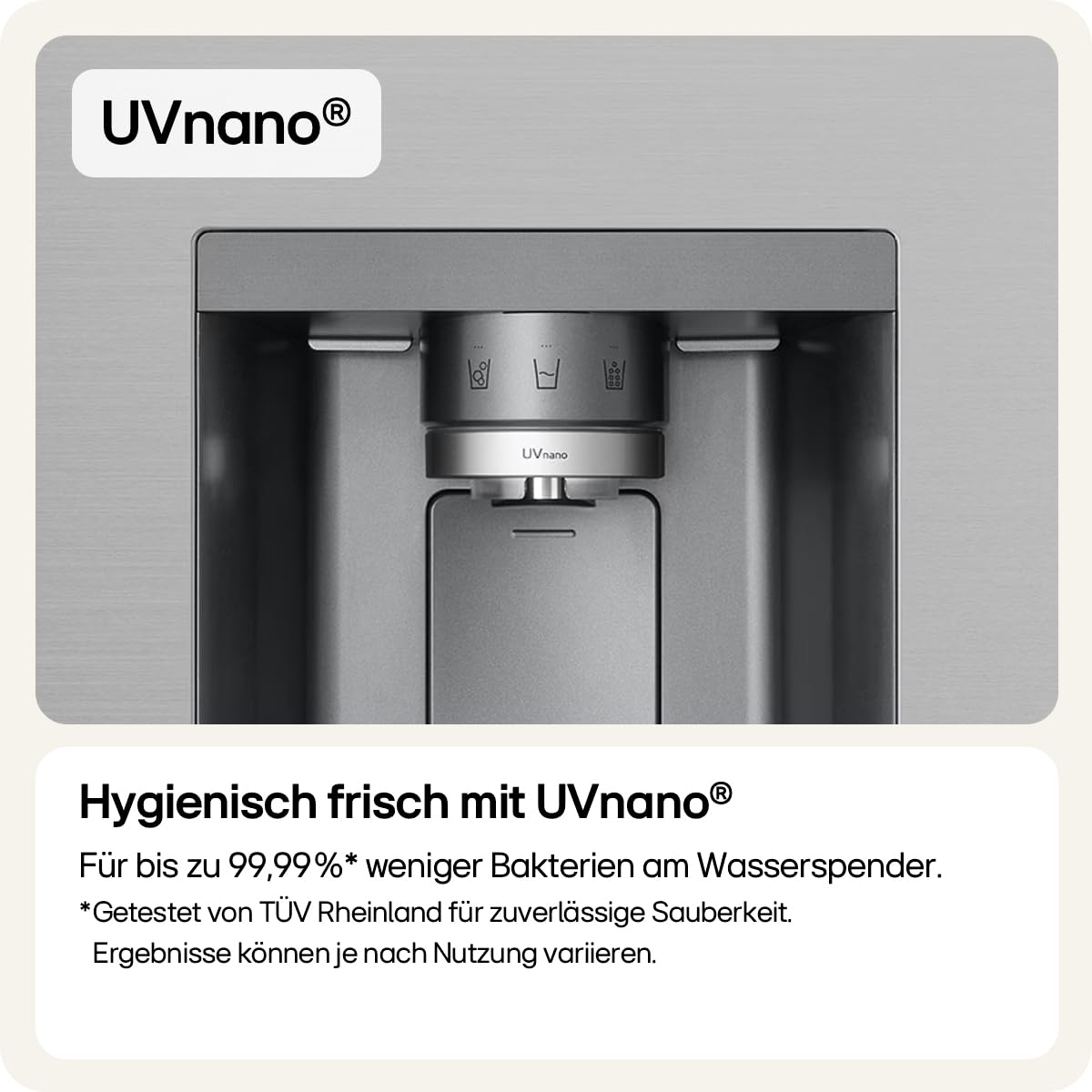 LG GSLE81PYBC Side-by-Side Kühlschrank mit Gefrierfach (628 L, Energieklasse C) mit Eis- und Wasserspender, Multi-Airflow, DoorCooling+, Silber