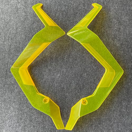 Material:PC plastic For HON-DA 2025 XADV750 X-ADV 750 Modification Winding Strip Wind Cutting Fixed Wind Wing Leg Shield Side Protection Windshield (Yellow)