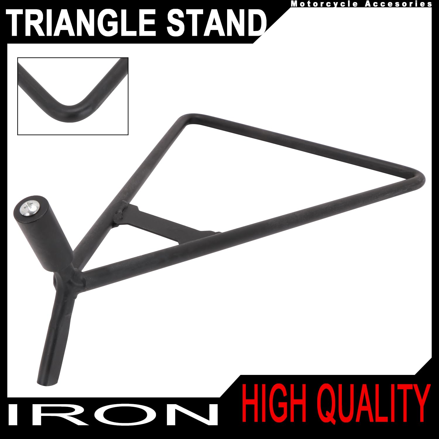 JFG RACING Béquille triangulaire universelle pour moto - Noir