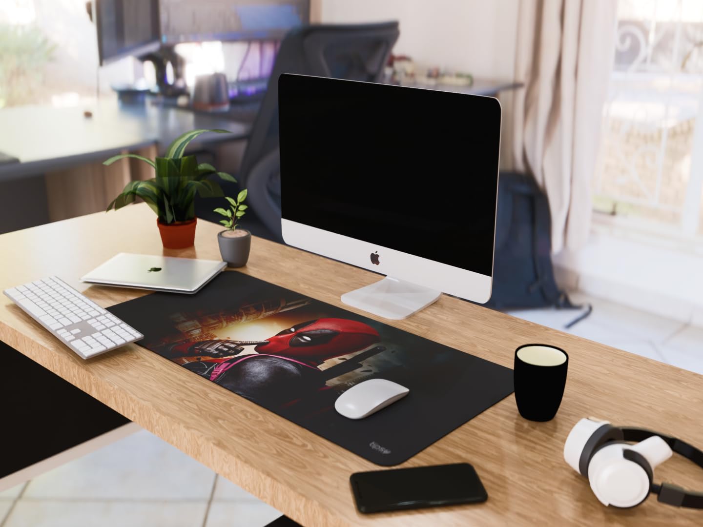 The Tipsy Tale Deadpool Extended Mousepad - Marvel Studios Desk Mat 42x90 CM | Anti-Slip Durable Surface for Gamers & Fans | Perfect for Stylish Gaming & Workspaces-image-42