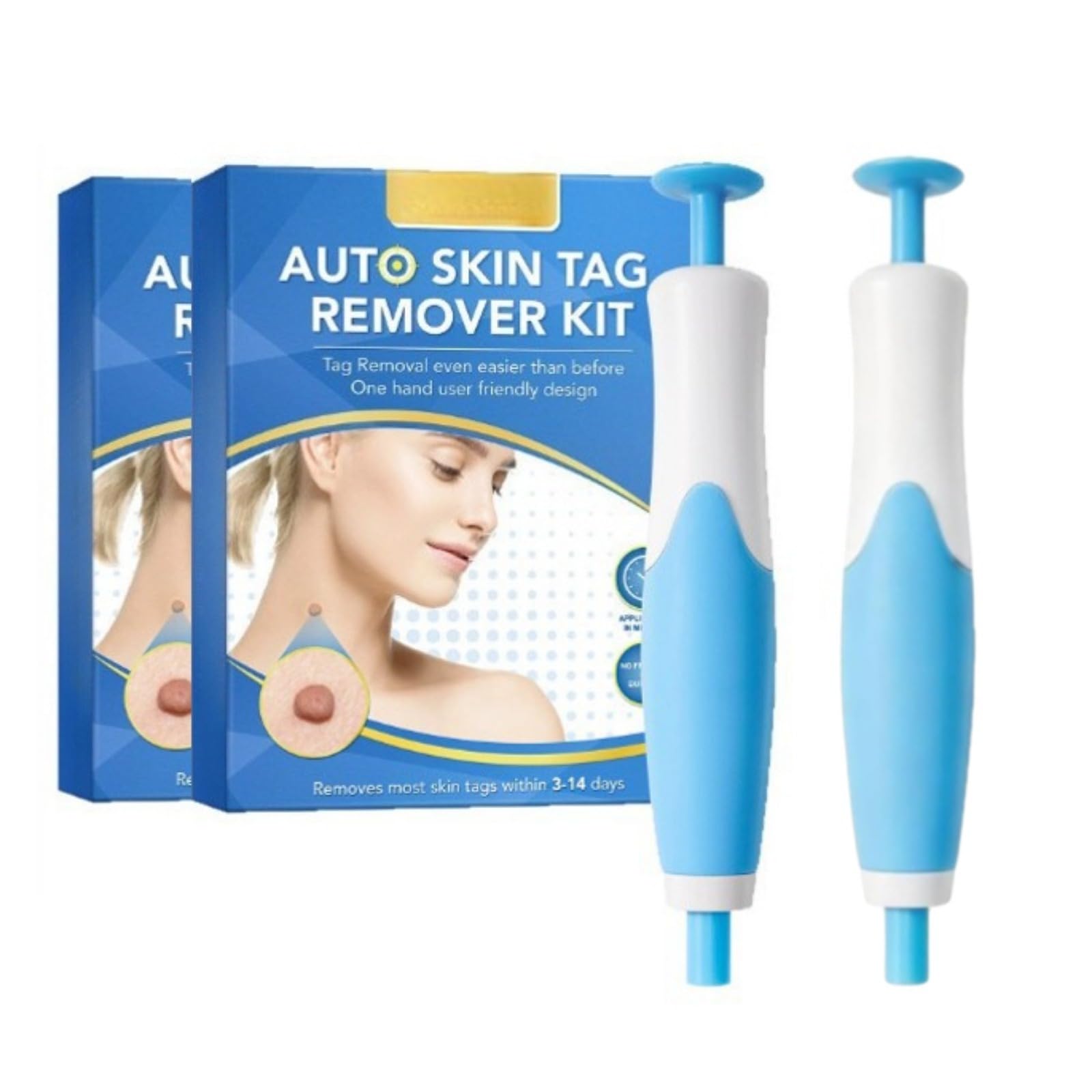 DermaSkin Pro – Kit correcteur cutané, adieu acrochordons, soin indolore à domicile (1 Kit)