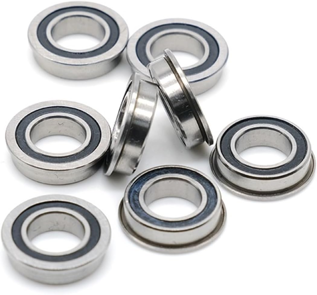 MF148RS Bearing (10 PCS) 8x14x4 mm ABEC-7 Hobby Electric RC Car Truck MF 148 RS 2RS Ball Bearings MF148-2RS Black Sealed(F688RS 8x16x5)