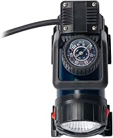 Vista 5 de Campbell Hausfeld AF010400 bomba infladora portátil, 12 voltios, 150 PSI, con luz de seguridad y accesorios