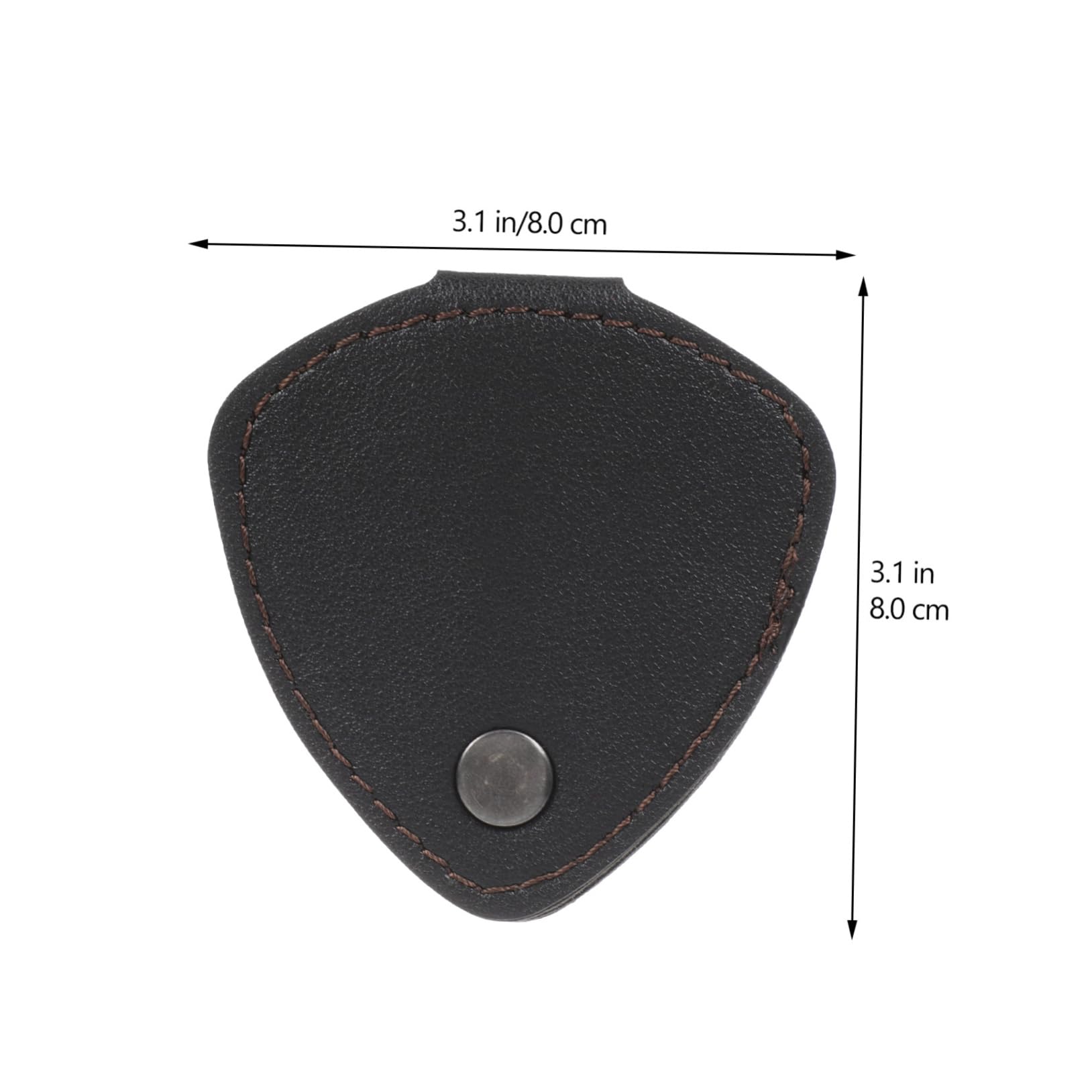 Vaguelly Portable Leather Guitar Pick Storage Pouch Durable Pick Holder for Guitar Plectrums Lightweight Stylish Design present for Guitarists Easy Open Close Buckle
