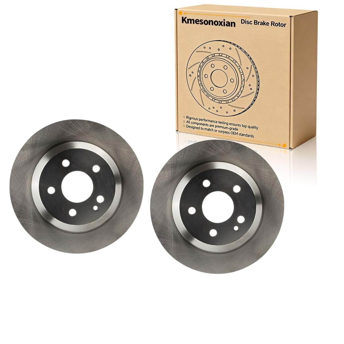 Kmesonoxian 2X Rear Rotors fits Mercedes-Benz Metris 2016 2017 2018 2019