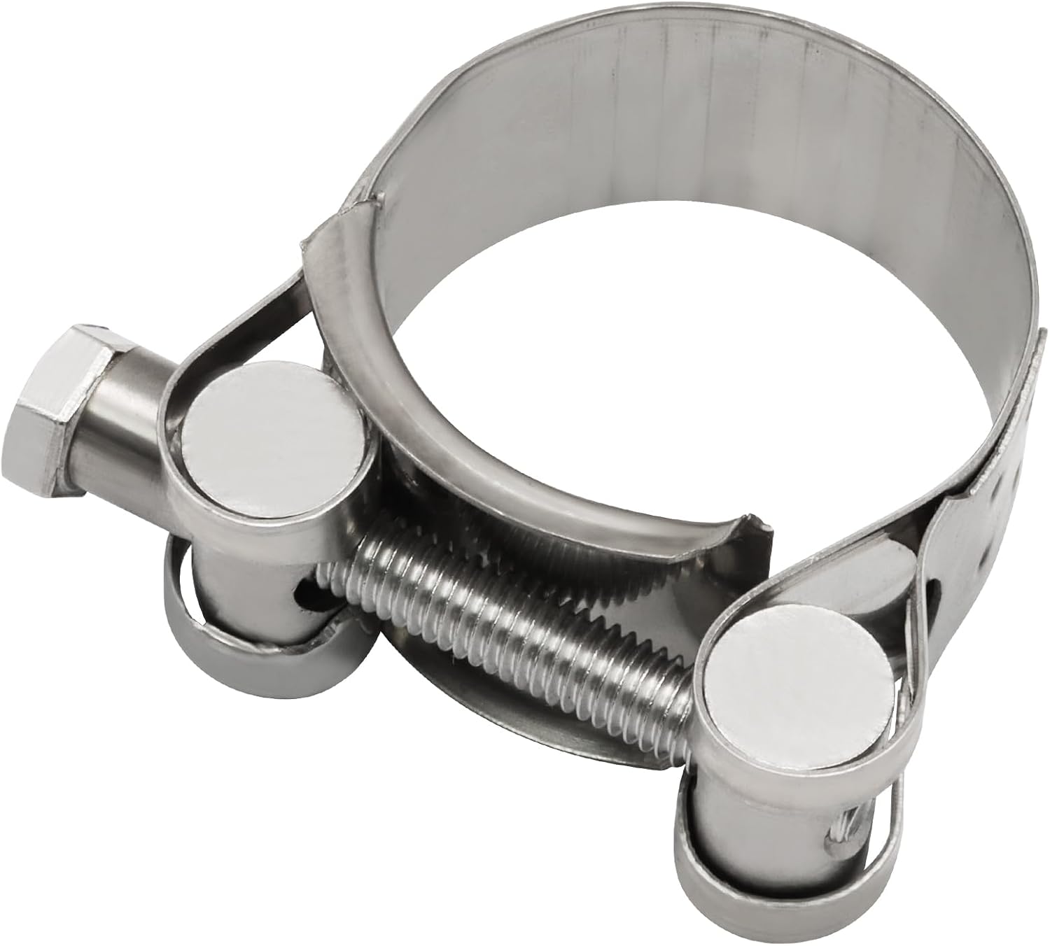 Hordion 6 Pack T-Bolt Hose Clamps 32-35mm(1.25" to 1.37") OD Range