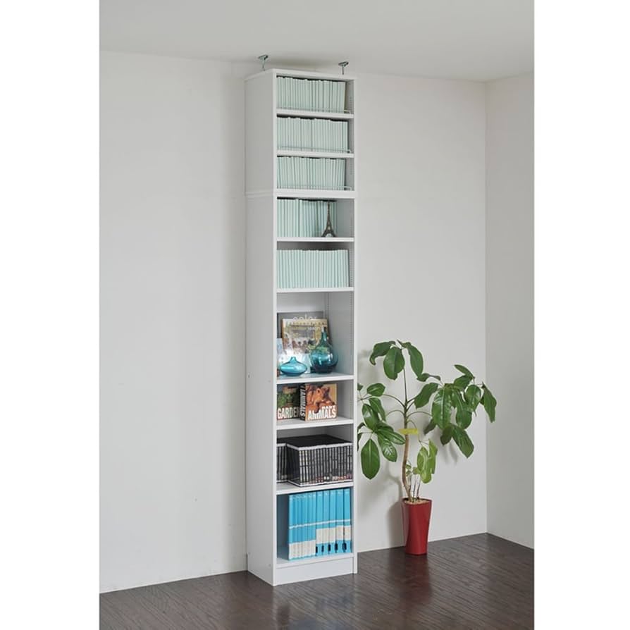 ナチュラルな本棚 Amazon｜書棚・本棚『1cmピッチラックオープン 幅44セット bdc