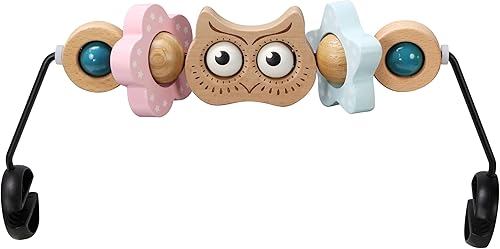 Baby Bouncer - Barra de juguete de madera compatible con Baby Bjorn Bouncer, accesorio de juguete de gorila, ajuste apretado y seguro, muy divertido